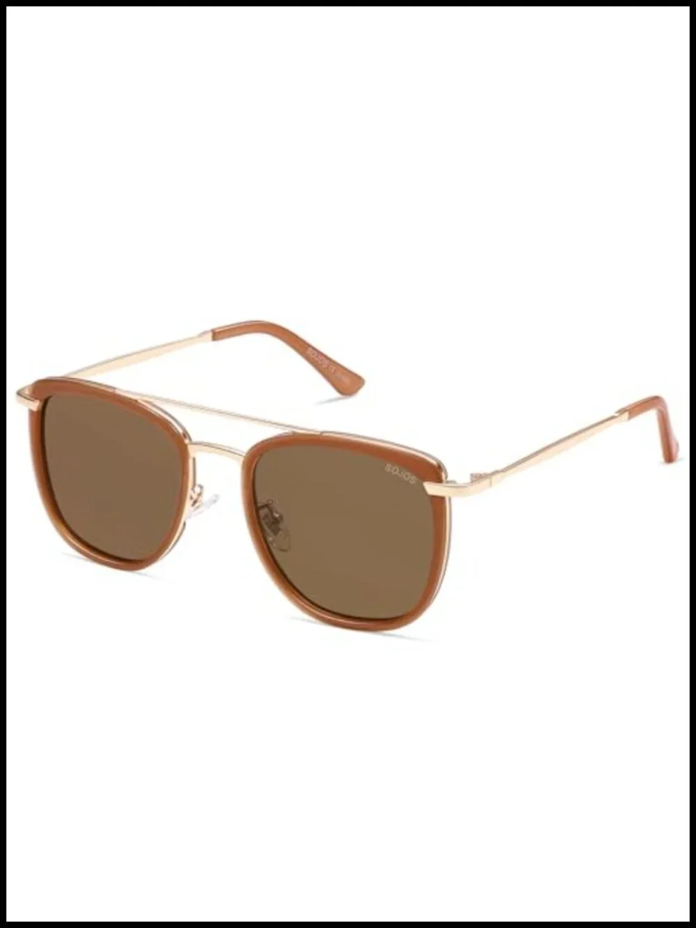 Retro Aviator Square Polarized UV400 Sunglasses